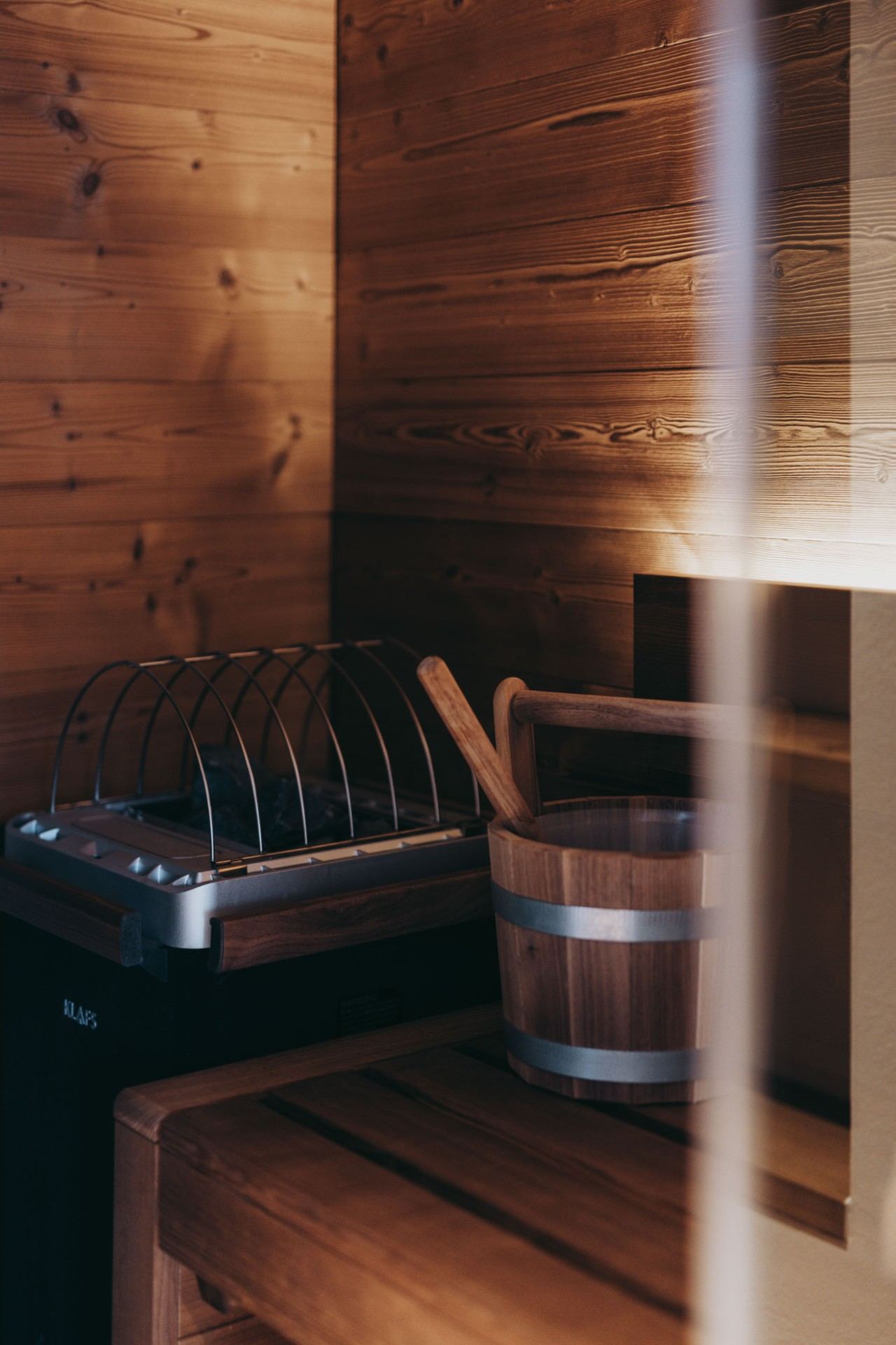 Finnische Sauna Private finnische Sauna in Room N°3